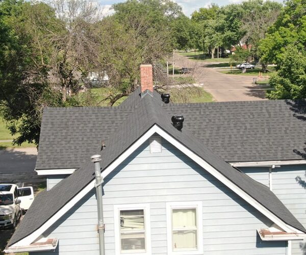 roofing aerial view