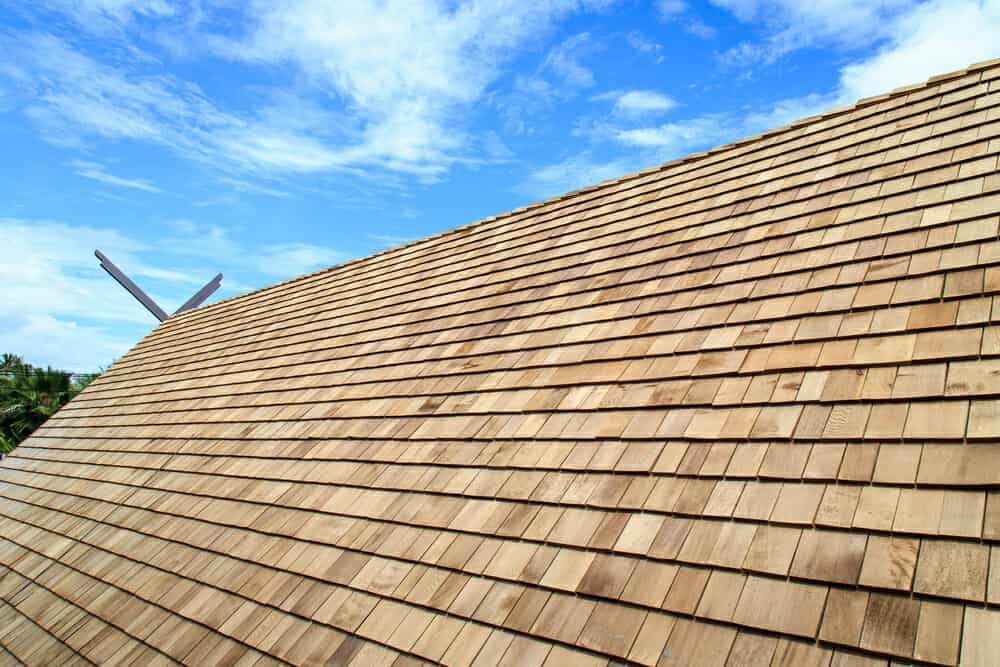 Option for roofing material: Wood Shingles Shakes