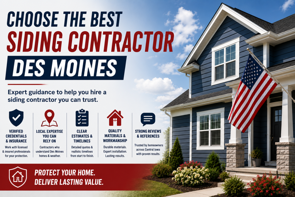 Top Siding Contractor Des Moines: Expert Tips & Guide