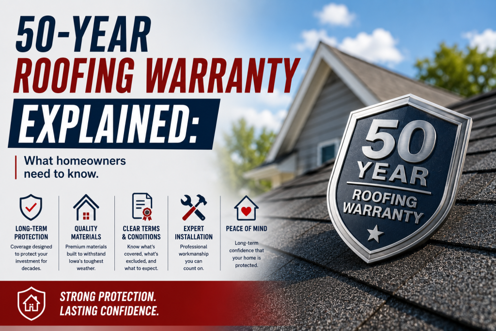 50-Year Roofing Warranty Explained: What Homeowners Need to Know