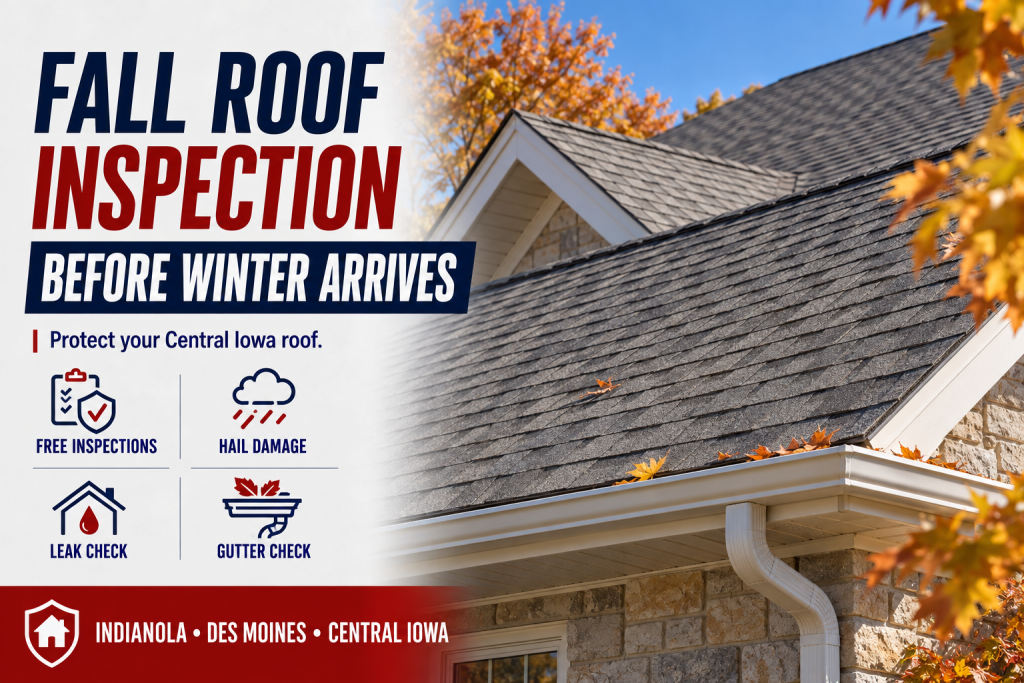 Do You Need a Fall Roof Inspection in Iowa?
